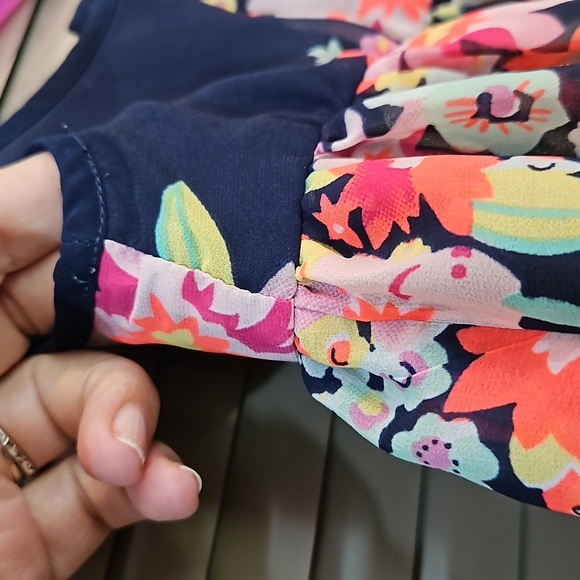 VGC Exquisite 6-9mths John Rocha floral summer dress 3 layer fully lined wedding - Picture 6 of 16